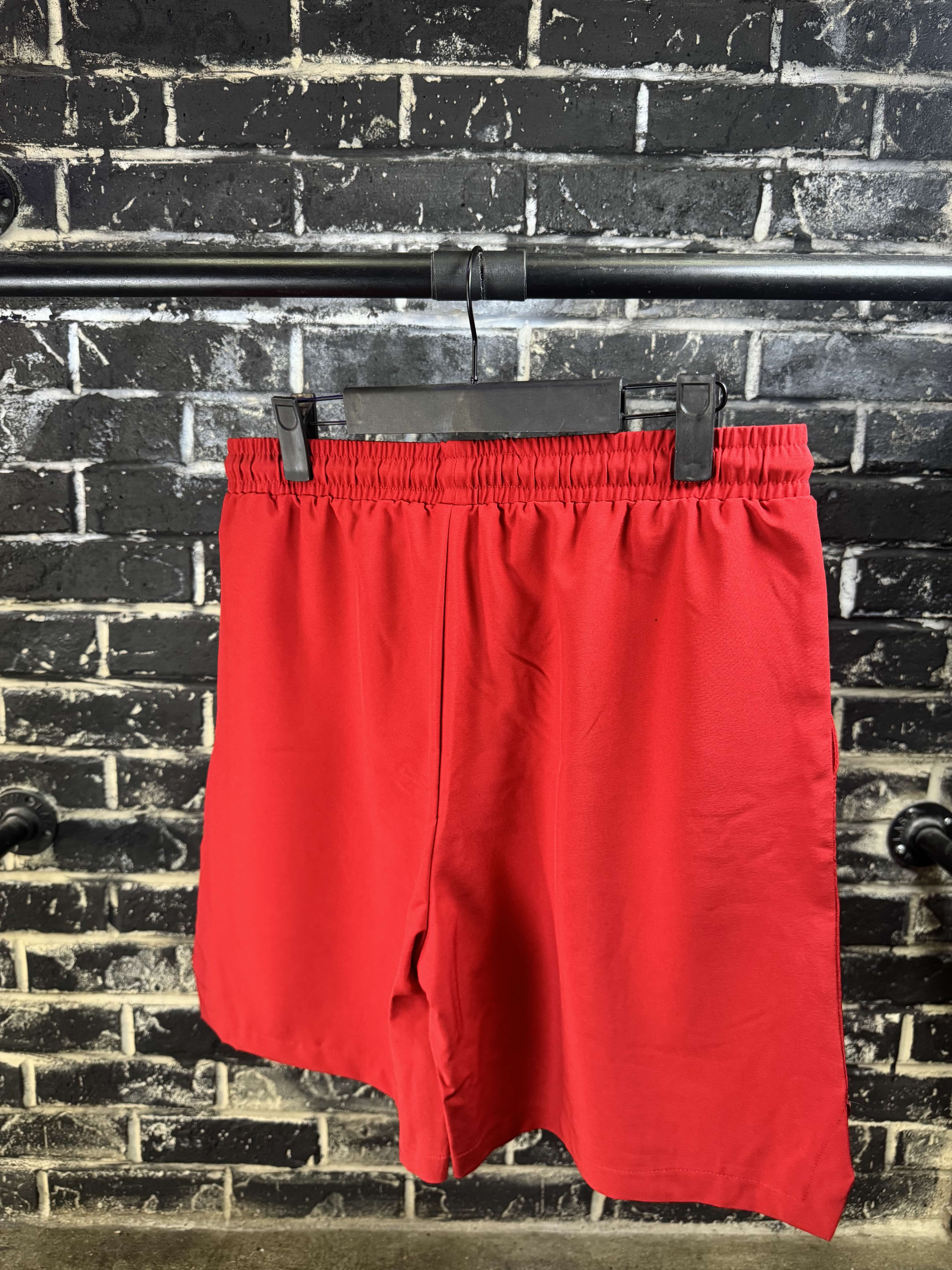 Bucked Up | Training Shorts | Red/Silver