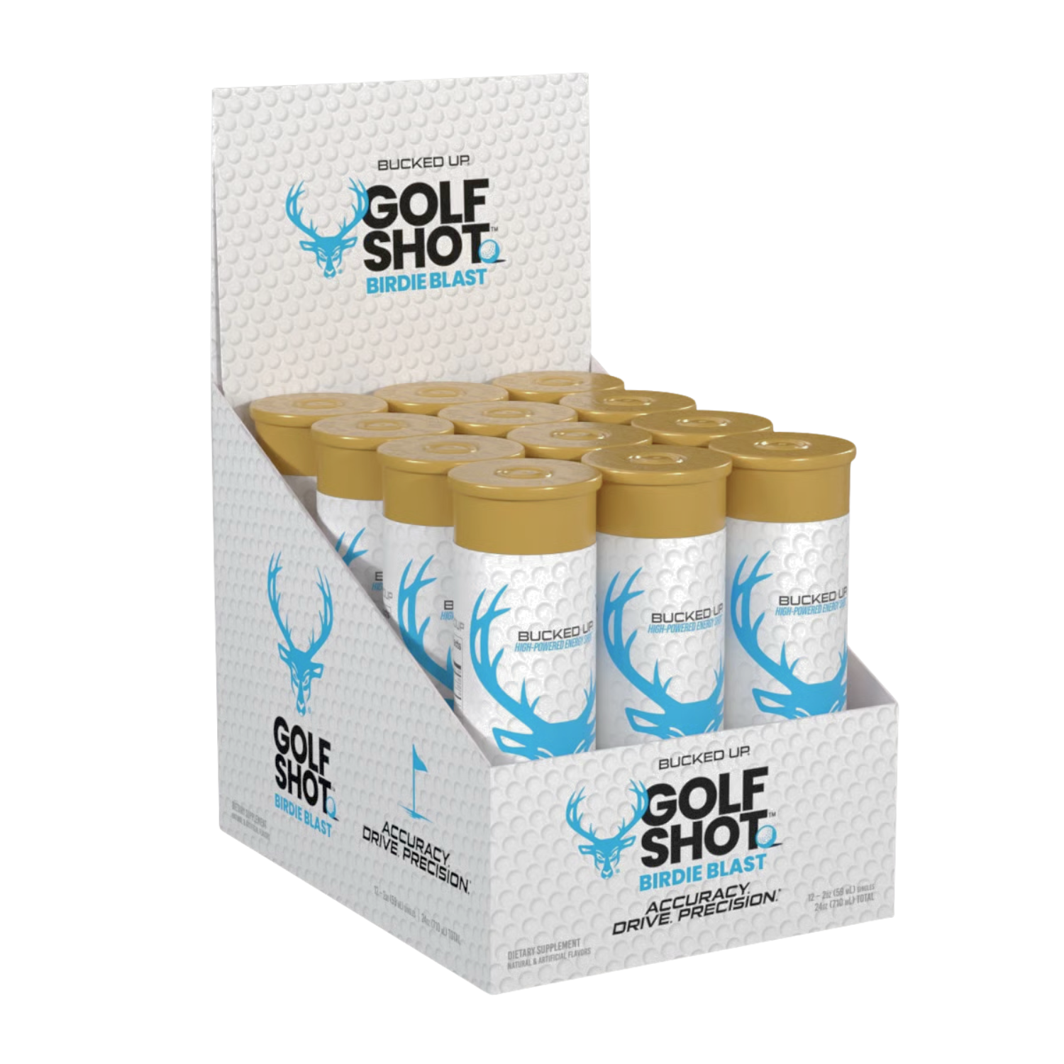 Bucked Up | Golf Shot | 30 Servings - Product Front | Nutrastop