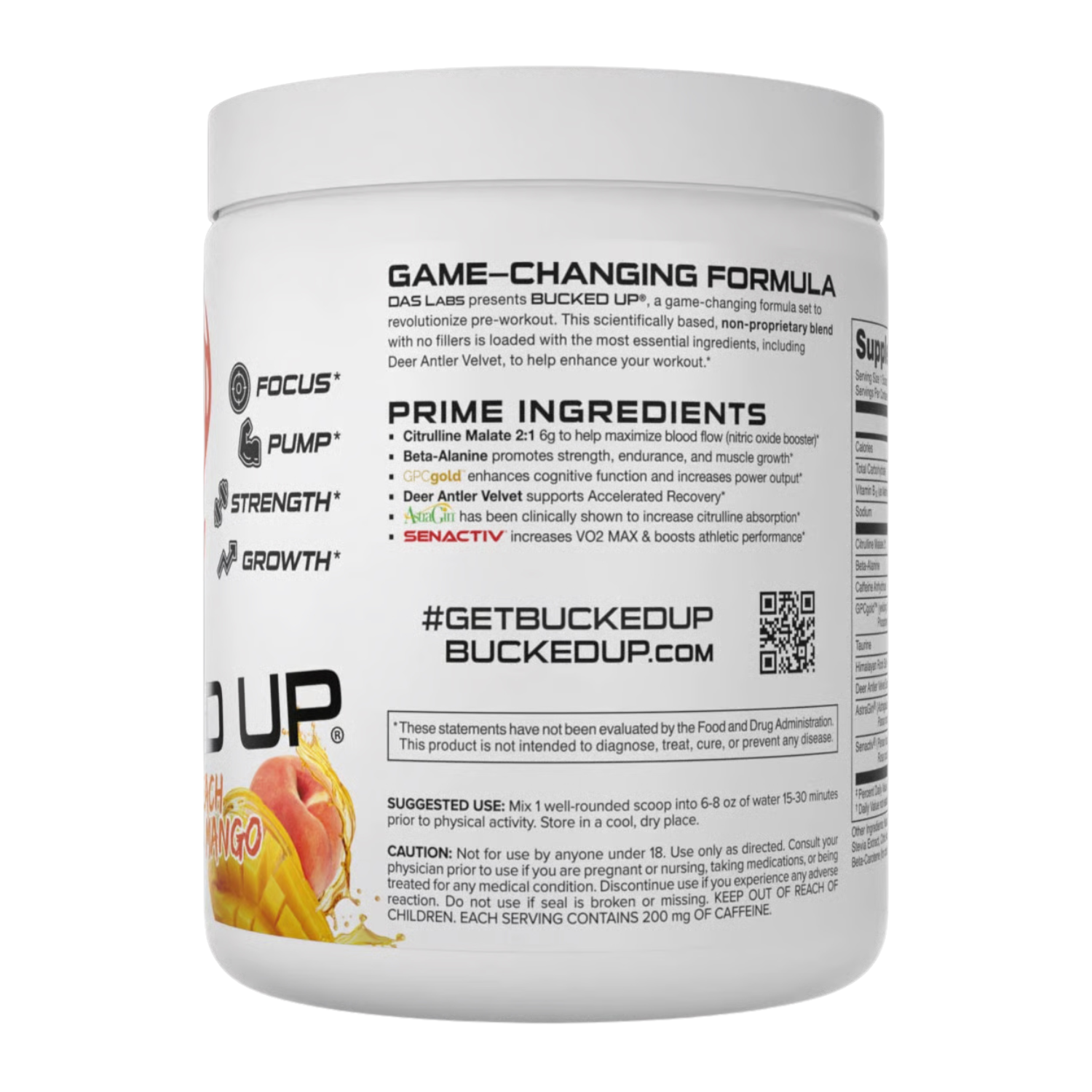Bucked Up | All-Natural Pre-Workout