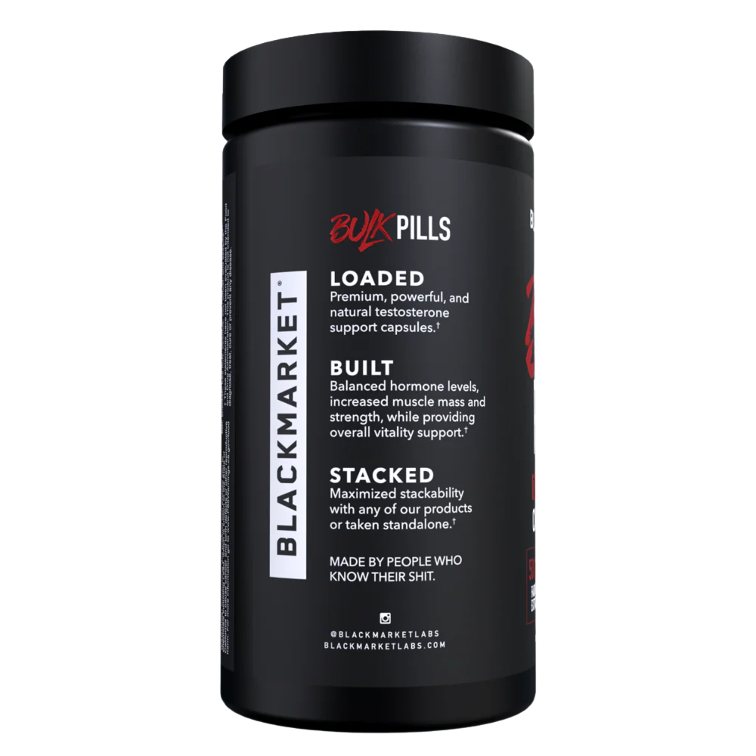 BlackMarket Labs Dietary Supplement - Product View | Nutrastop