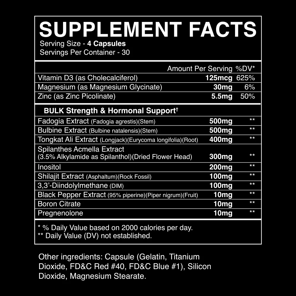 BlackMarket Labs Dietary Supplement - Product View | Nutrastop