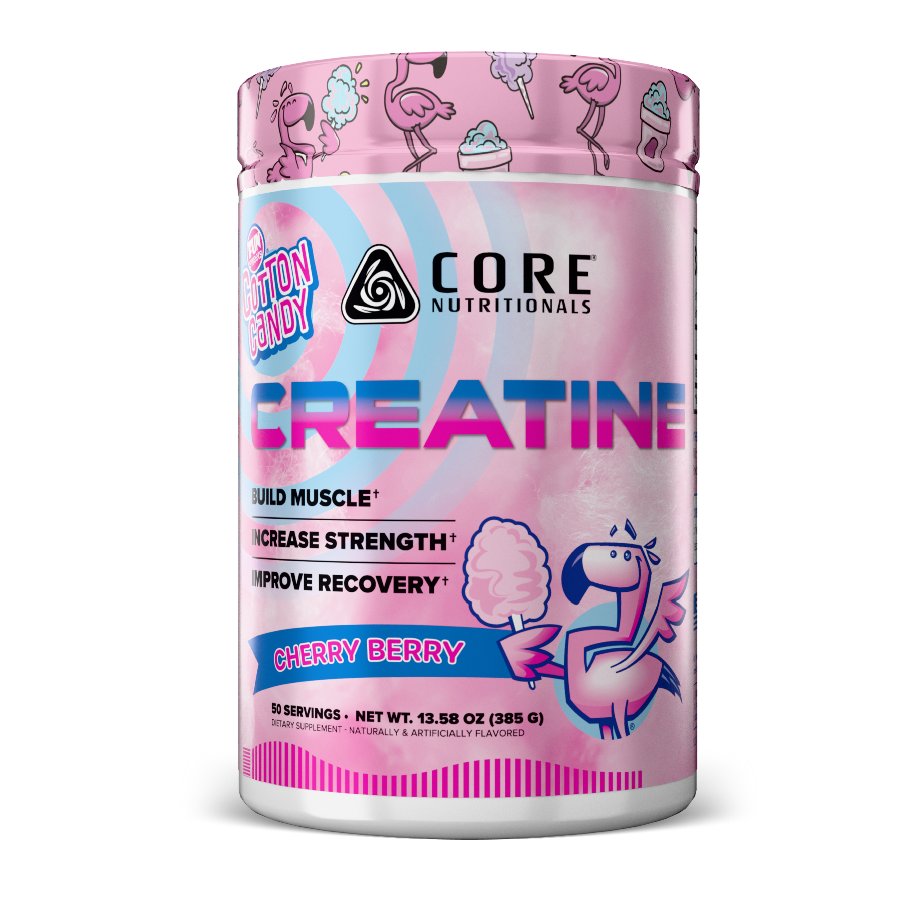 Core Nutritionals |  Fun Sweets Cotton Candy Creatine - In Action | Nutrastop