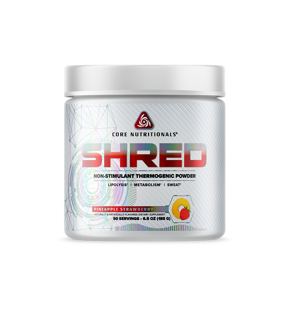 Core Nutritionals | Shred | Non-Stim Thermogenic Powder - In Action | Nutrastop