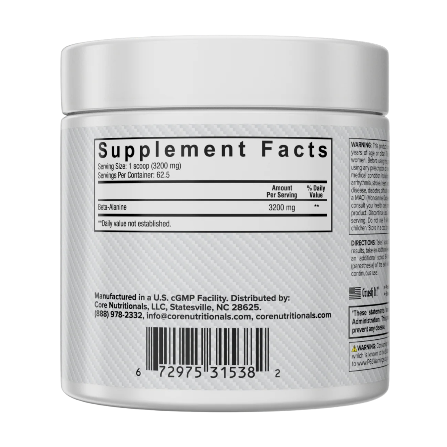 Core Nutritionals | Beta Alanine