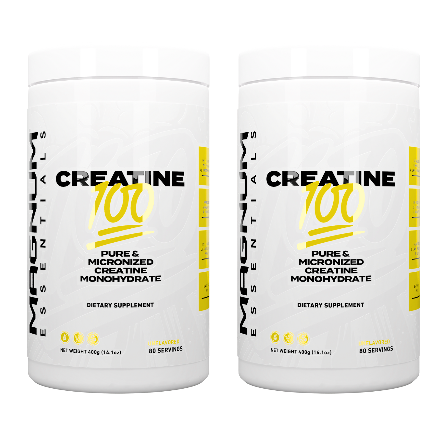 Magnum Essentials | Creatine 100 | 400G (80 SERVING)