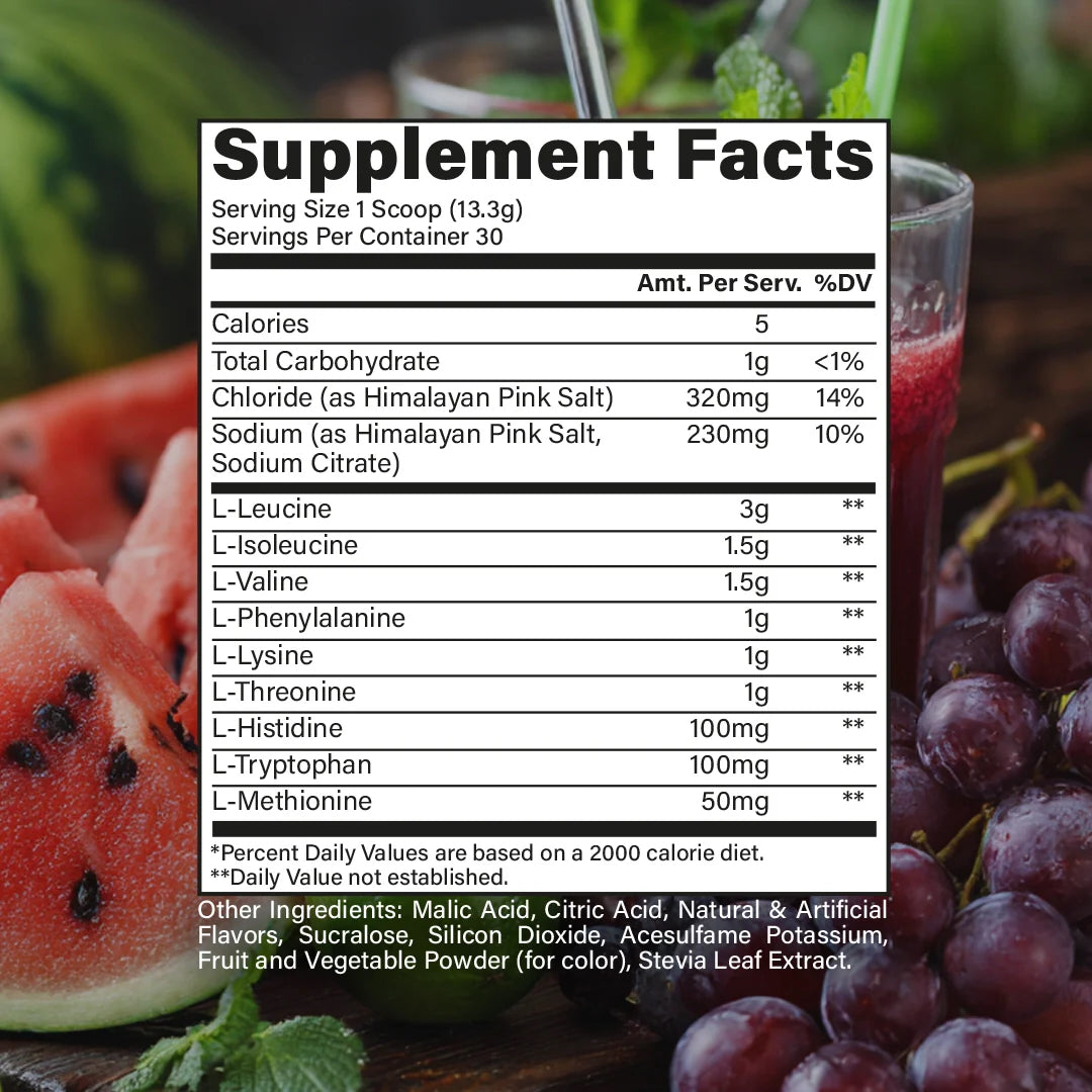 Raw Nutrition | EAA Plus Hydrate | 30 Servings