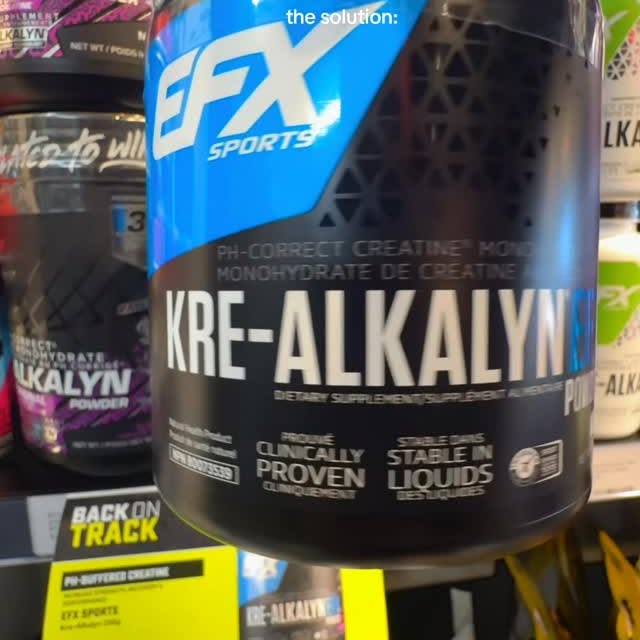 EFX Sports | Kre-Alkalyn Hardcore | Thermogenic PH-Correct Creatine Monohydrate - In Action | Nutrastop