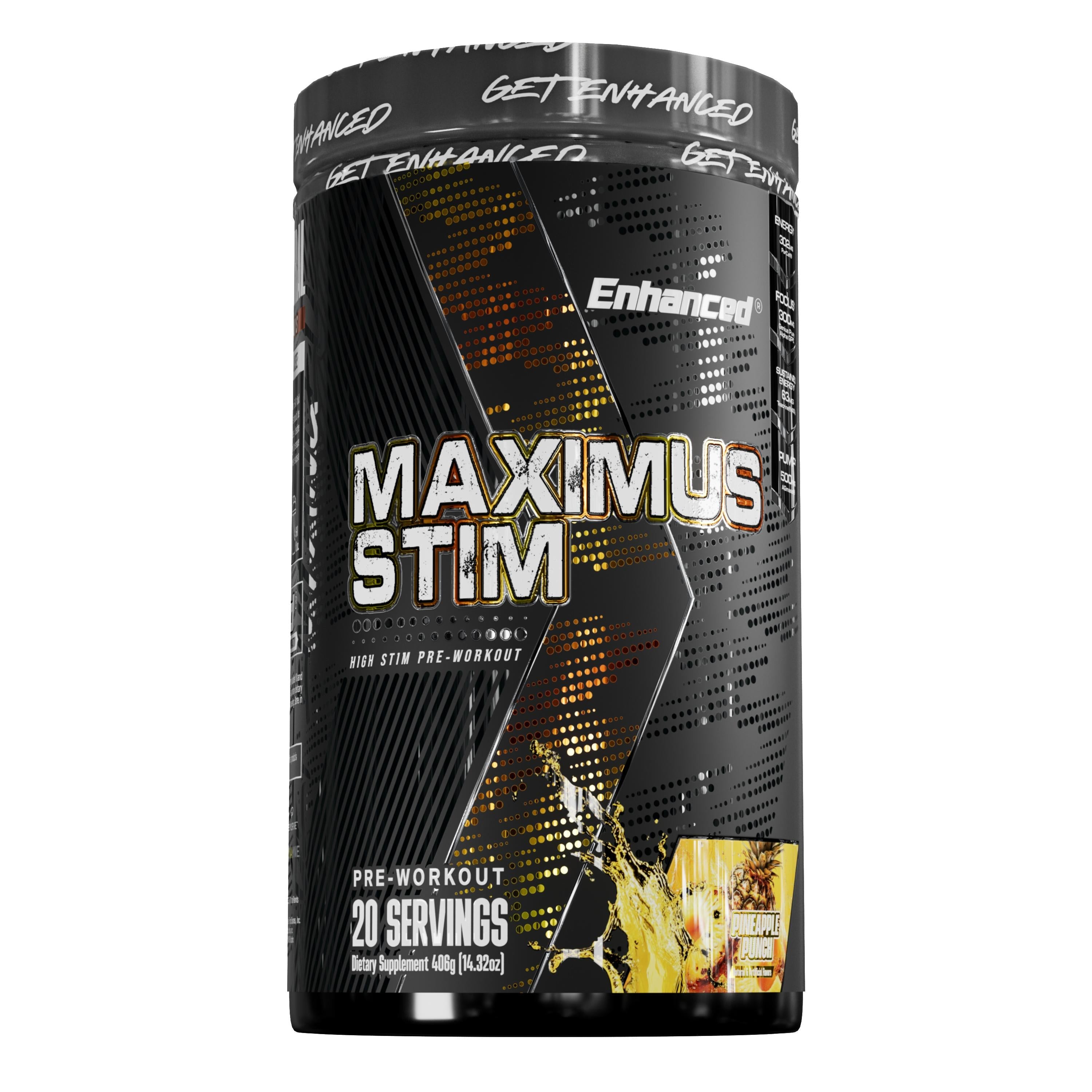 Enhanced | Maximus Stim | Maximum Pre-Workout - In Action | Nutrastop