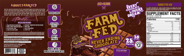 Axe & Sledge | Farm Fed Protein | 100% Whey Protein Isolate