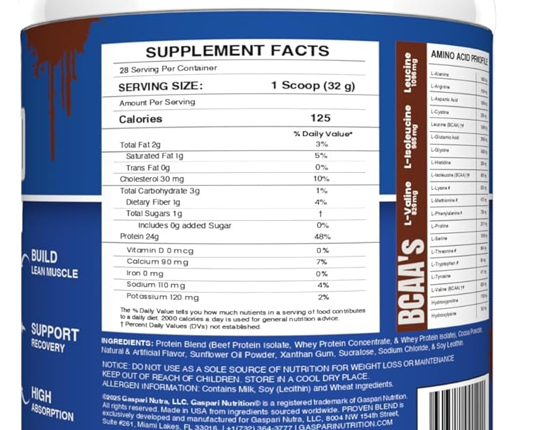 Gaspari | Proven Blend | Multi-Source Protein - In Action | Nutrastop