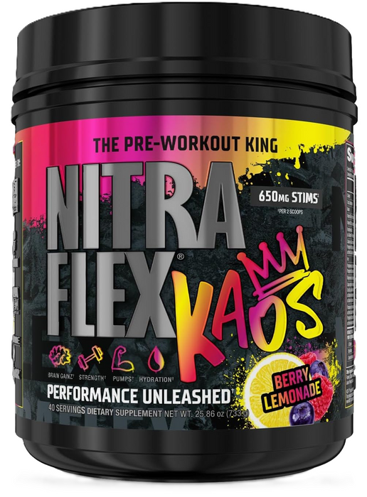 GAT SPORT Nitra Flex | KAOS Stim-Free - In Action | Nutrastop