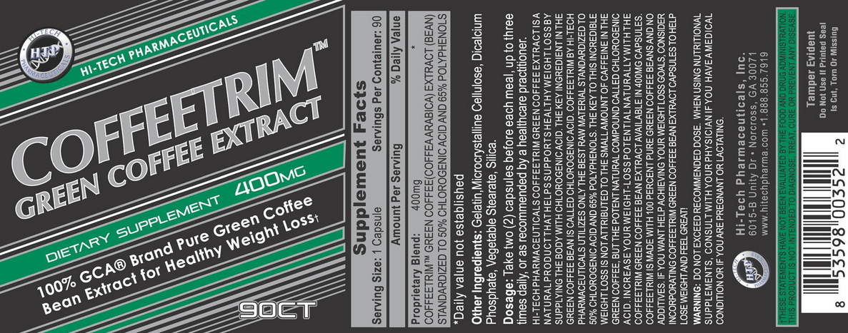 Hi-Tech Pharmaceuticals | CoffeeTrim | Green Coffee Extract | 90ct *Closedate* - In Action | Nutrastop