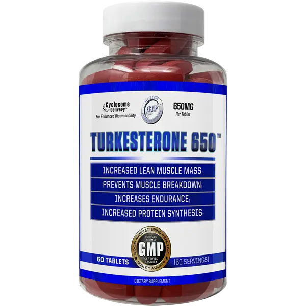 Hi-Tech Pharmaceuticals Turkesterone 650 60 Tablets - In Action | Nutrastop
