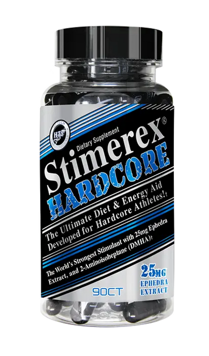 Hi-Tech | Stimerex Hardcore | 90ct. - In Action | Nutrastop