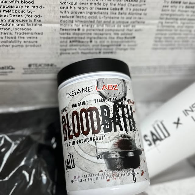 Insane Labz | Blood Bath SAW (Non-Stim) - In Action | Nutrastop