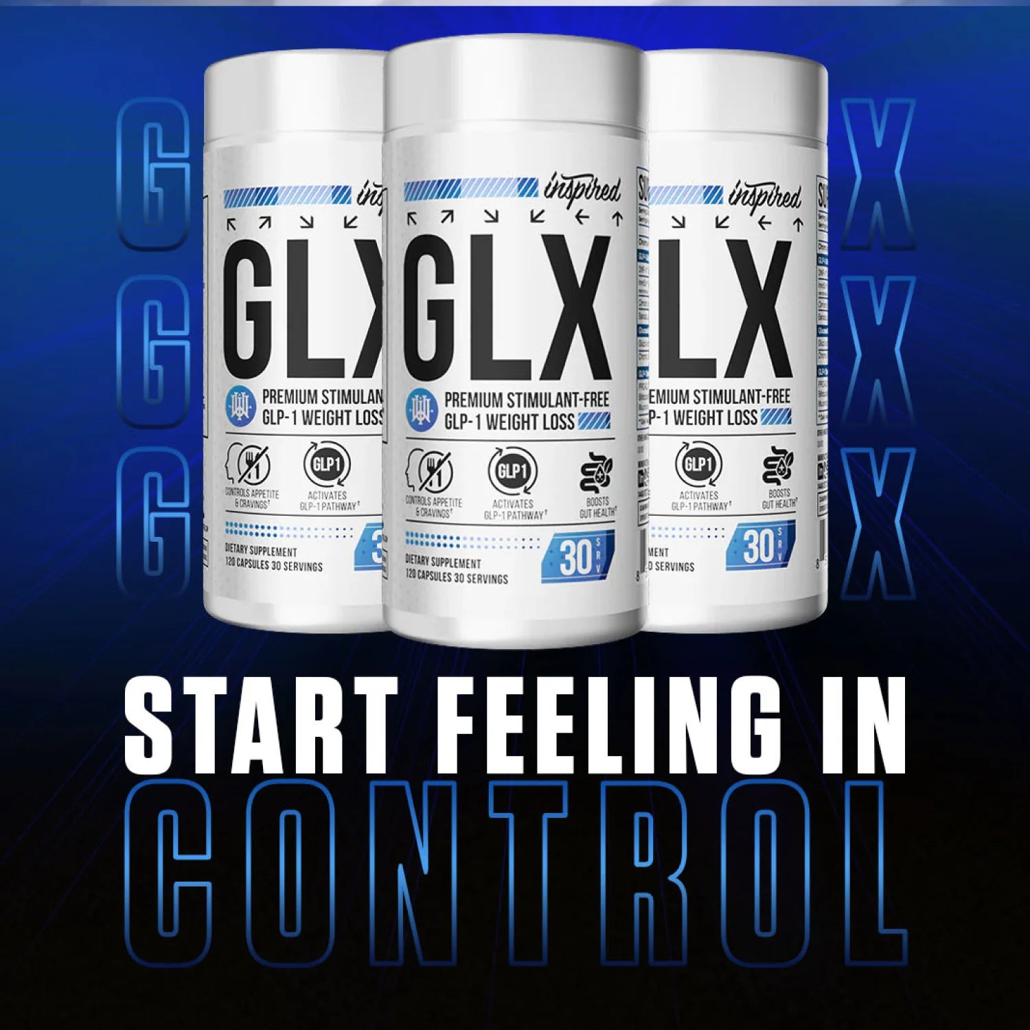 Inspired Nutraceuticals | GLX | Complete 4-in-1 Stim-Free System