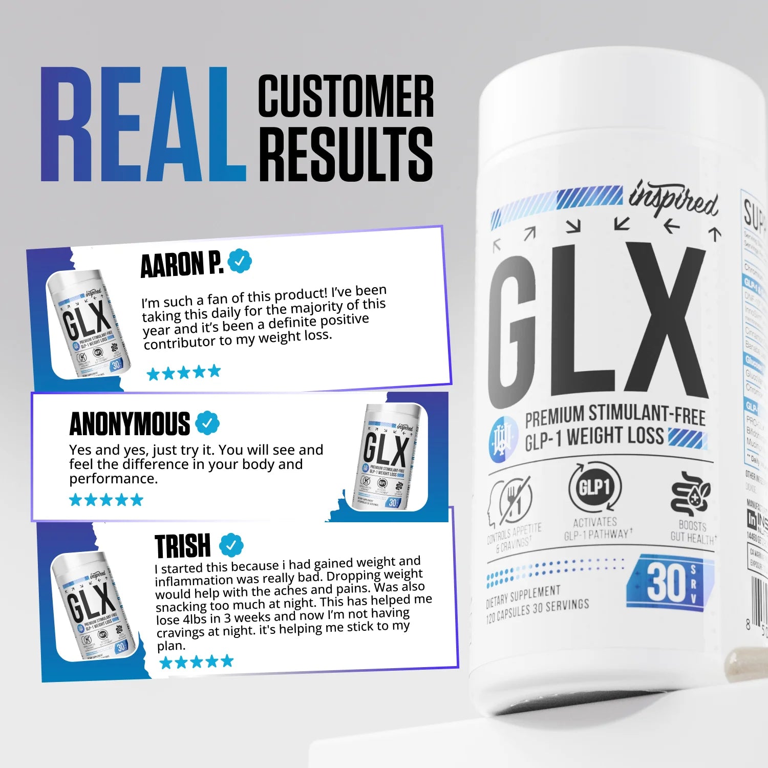 Inspired Nutraceuticals | GLX | Complete 4-in-1 Stim-Free System