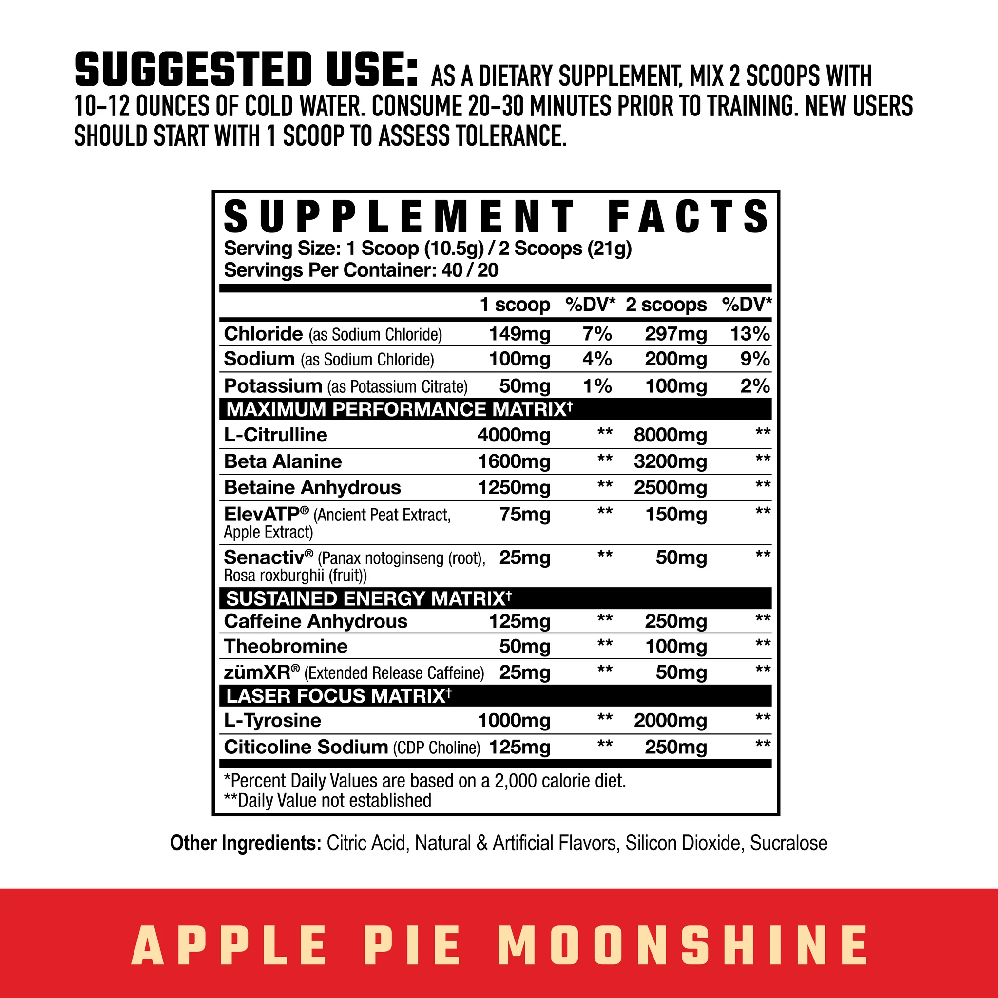 Axe & Sledge | A&S Intake Pre | 40 Servings - Product Image | Nutrastop