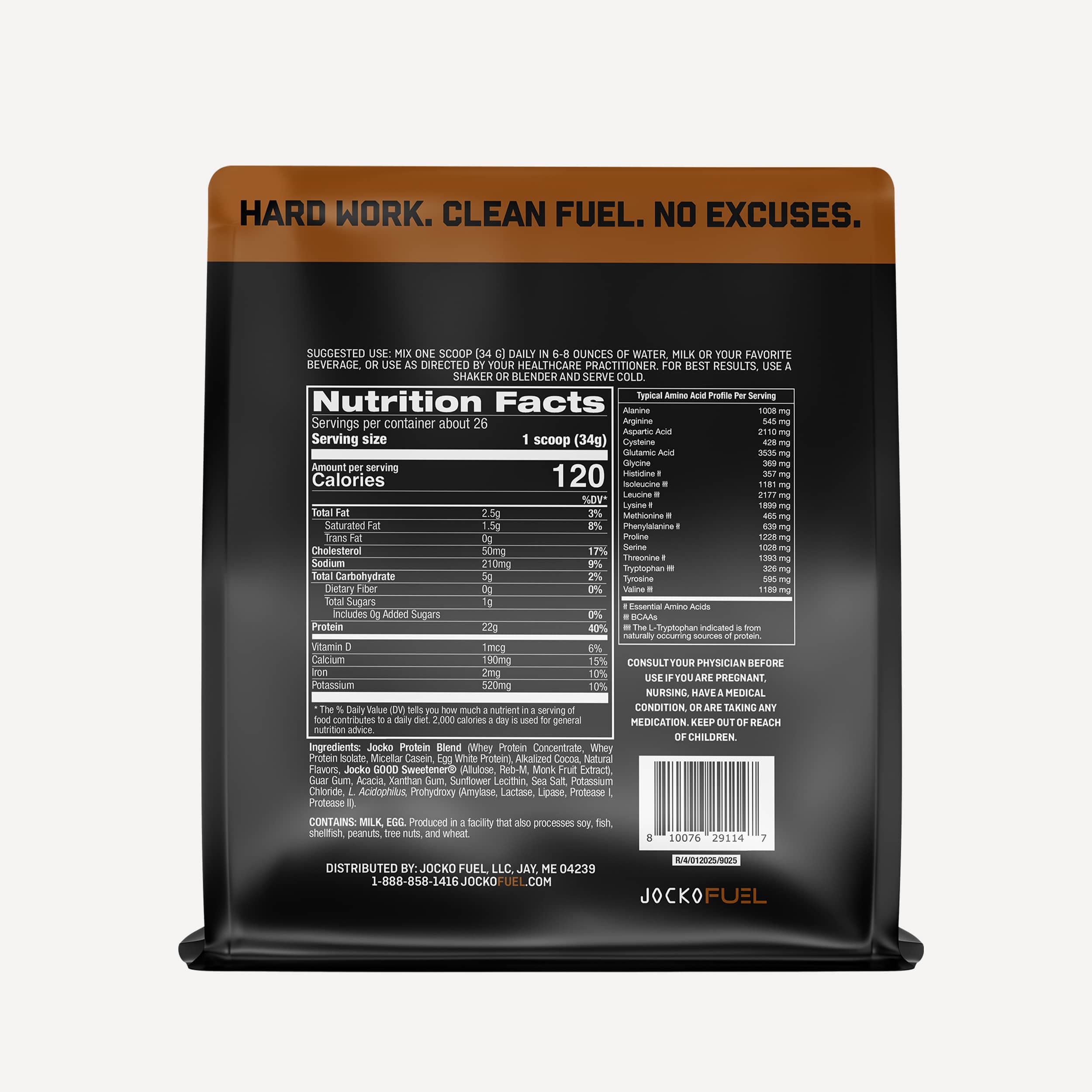 Jocko Fuel | Jocko Molk Protein Powder - In Action | Nutrastop