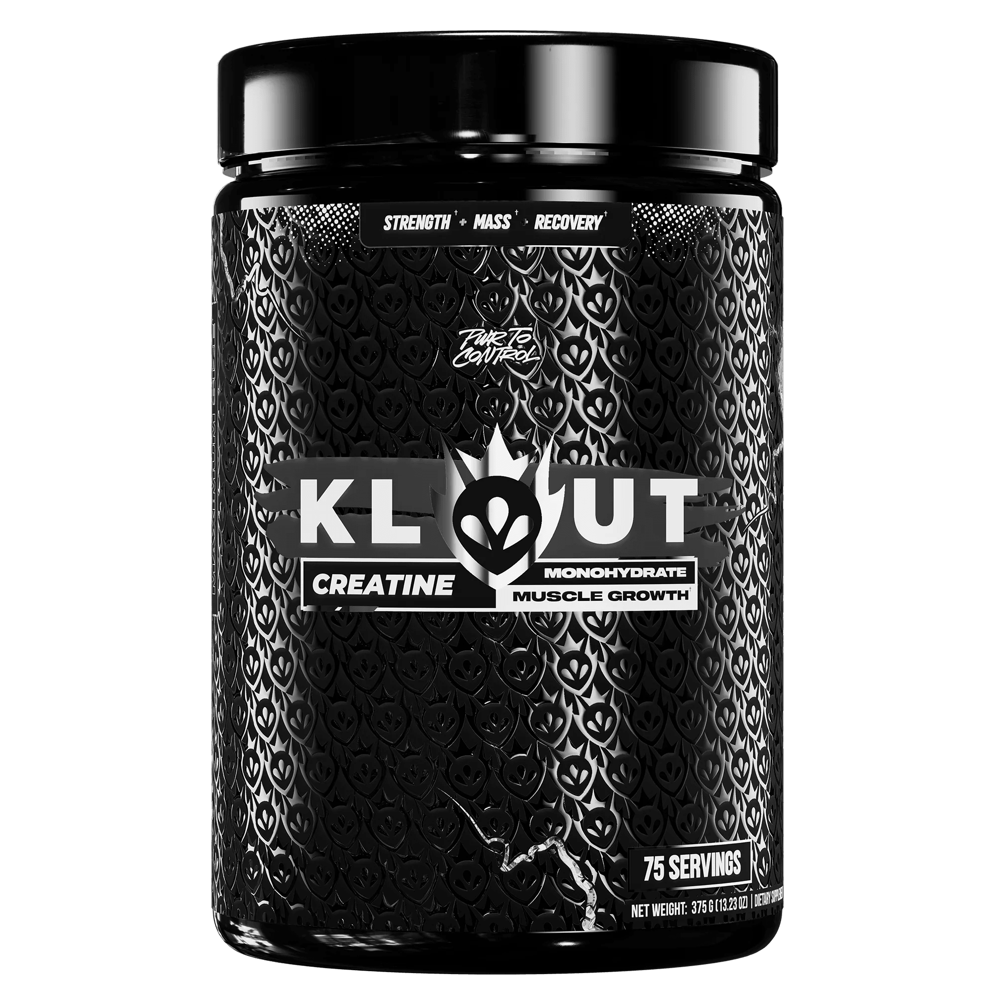 KLOUT PWR | Creatine Monohydrate | 75 Serving (375g) - In Action | Nutrastop