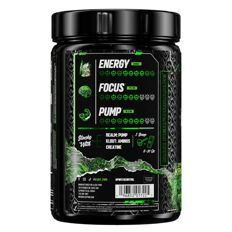 Klout: Mamba Pre-Workout