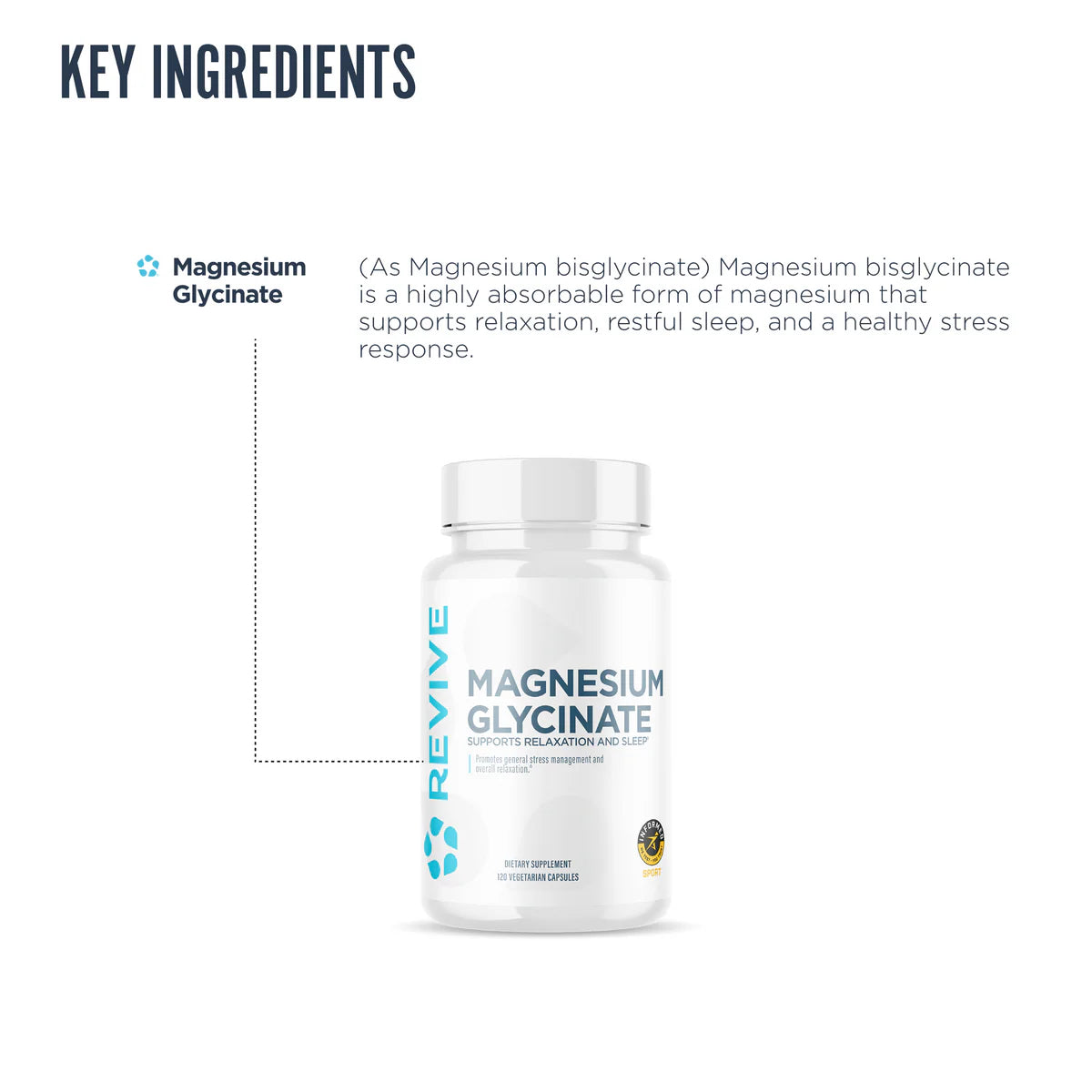 Revive | Mag Glycinate | 120 Capsules
