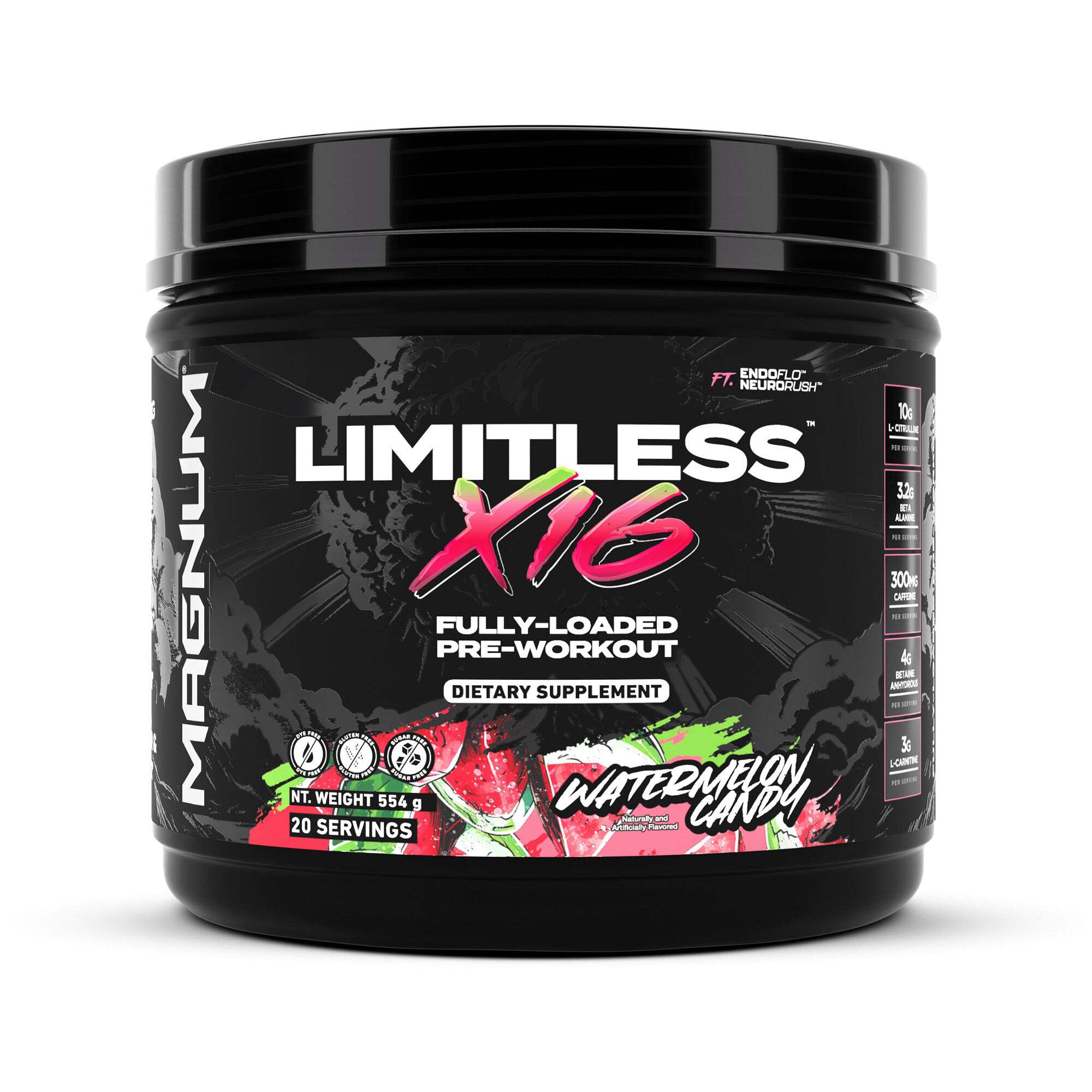 Magnum | Limitless X16 | Pre-workout - In Action | Nutrastop