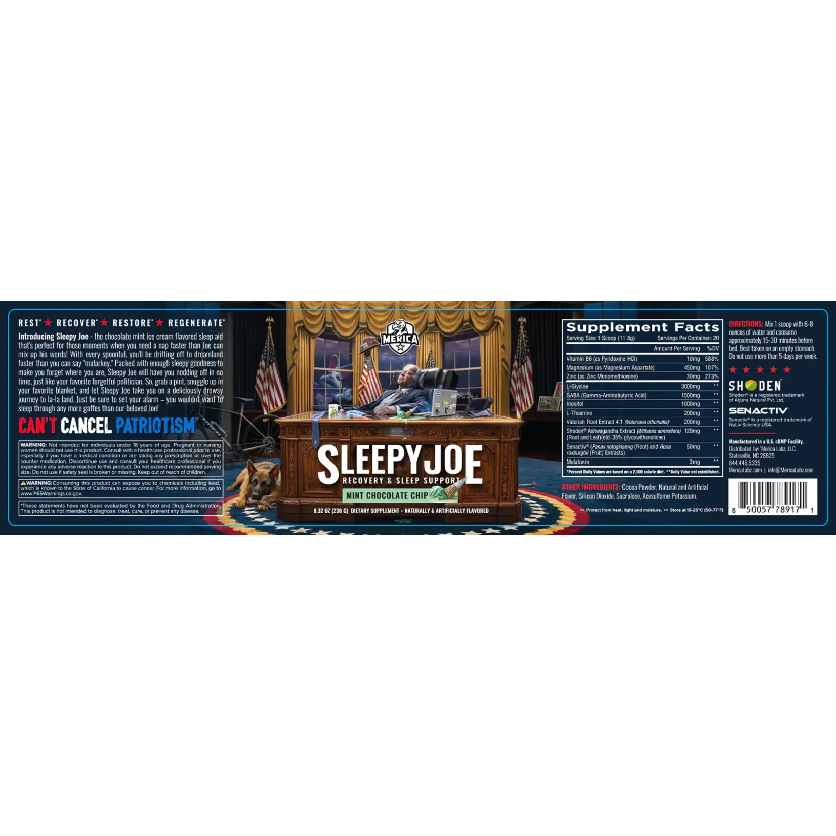 Merica Labz | Sleepy Joe | Sleep Aid