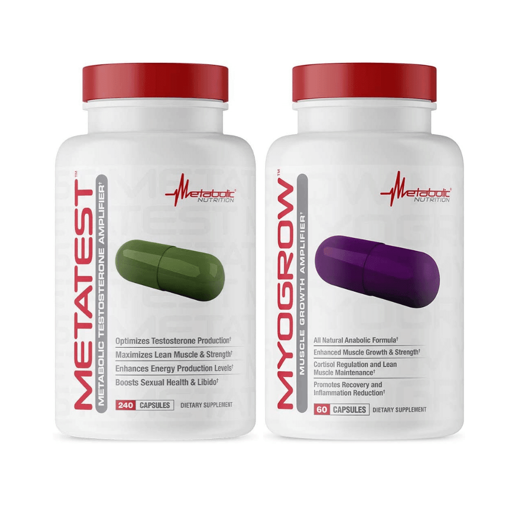 Metabolic Nutrition Myogrow + Metatest Muscle Stack - In Action | Nutrastop