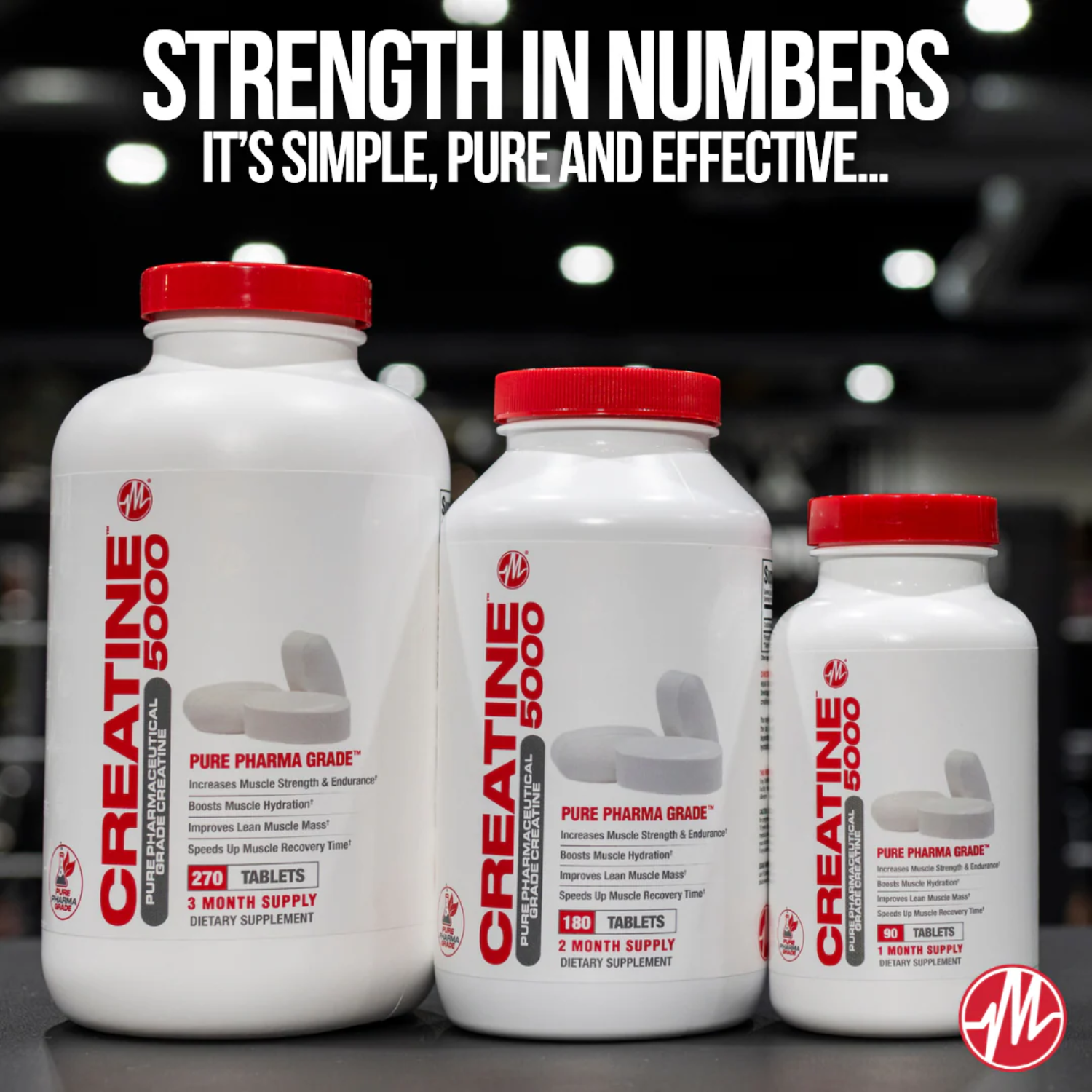 Metabolic Nutrition Metabolic Nutrition | Creatine 5000 Tablets - Package Detail | Nutrastop