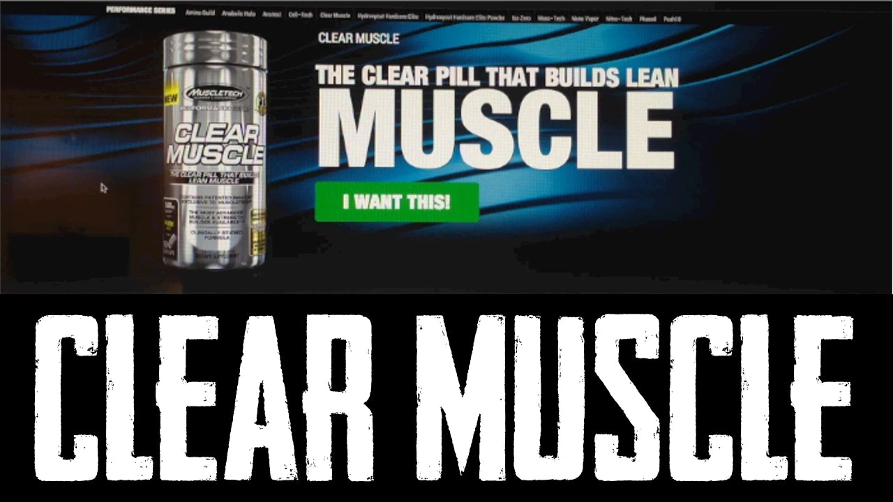 Muscle Tech | Clear Muscle - In Action | Nutrastop