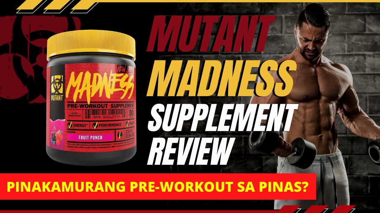 Mutant | Madness | Ultra-Concentrated Pre-Workout - In Action | Nutrastop