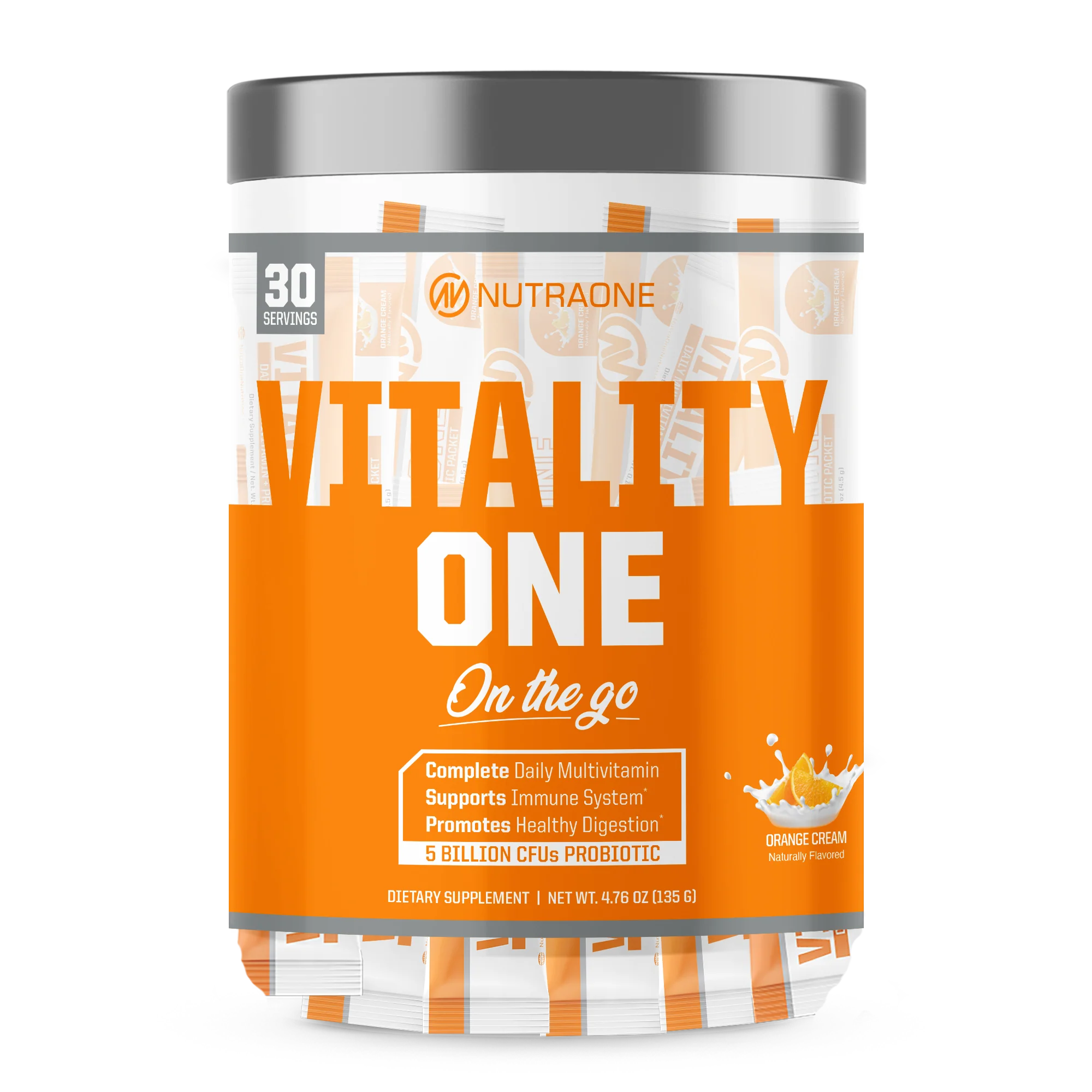 Nutra One | Vitality One Stick Packs - In Action | Nutrastop
