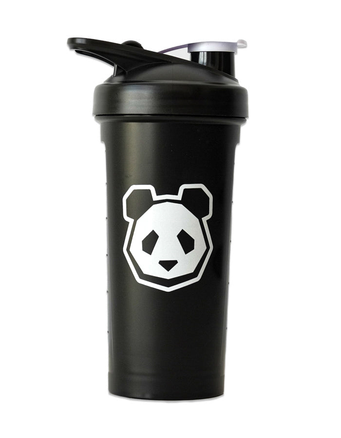 Panda Supps | Black & White Original Panda Shaker - In Action | Nutrastop