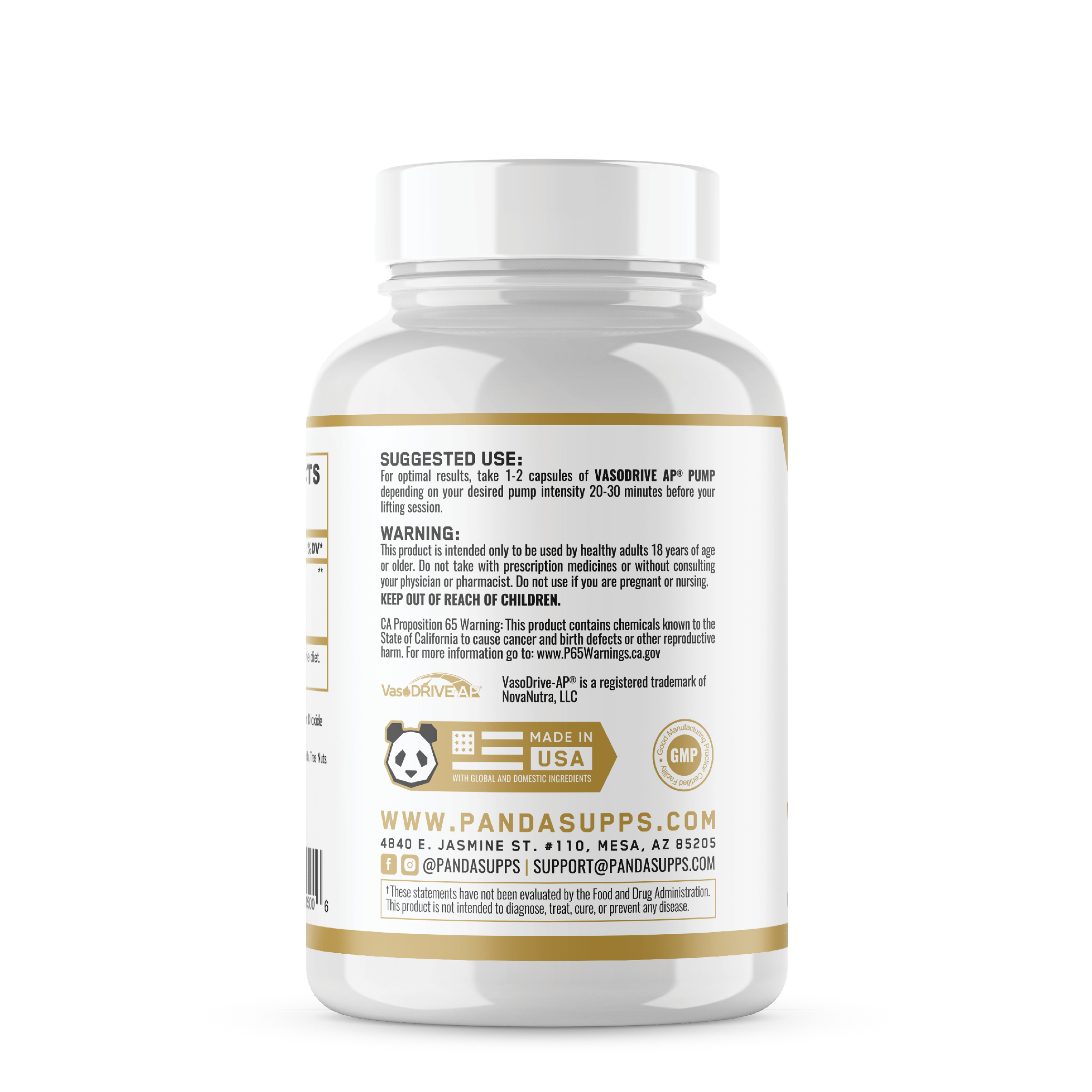 Panda Supps | Vasodrive AP - In Action | Nutrastop