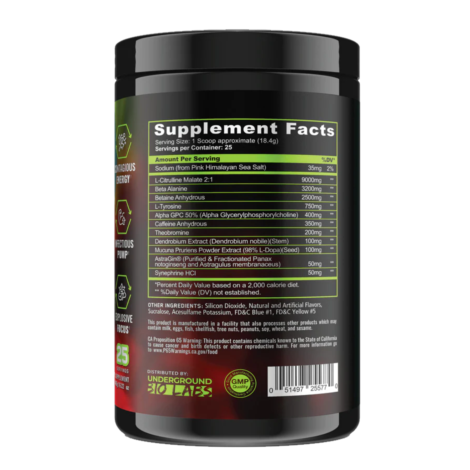 Panda Supps | Pandamic | Extreme Pre-workout