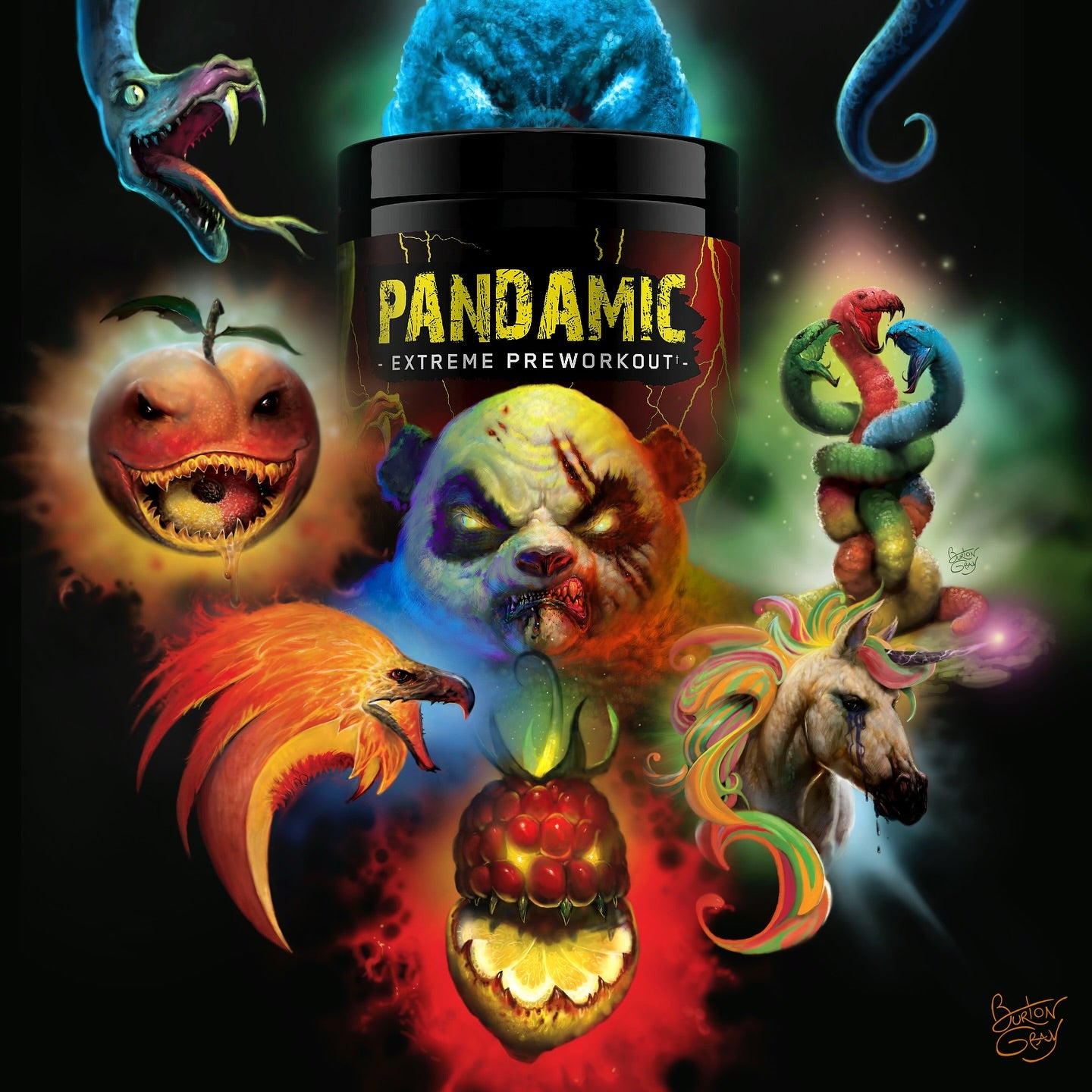 Panda Supps | Pandamic | Extreme Pre-workout