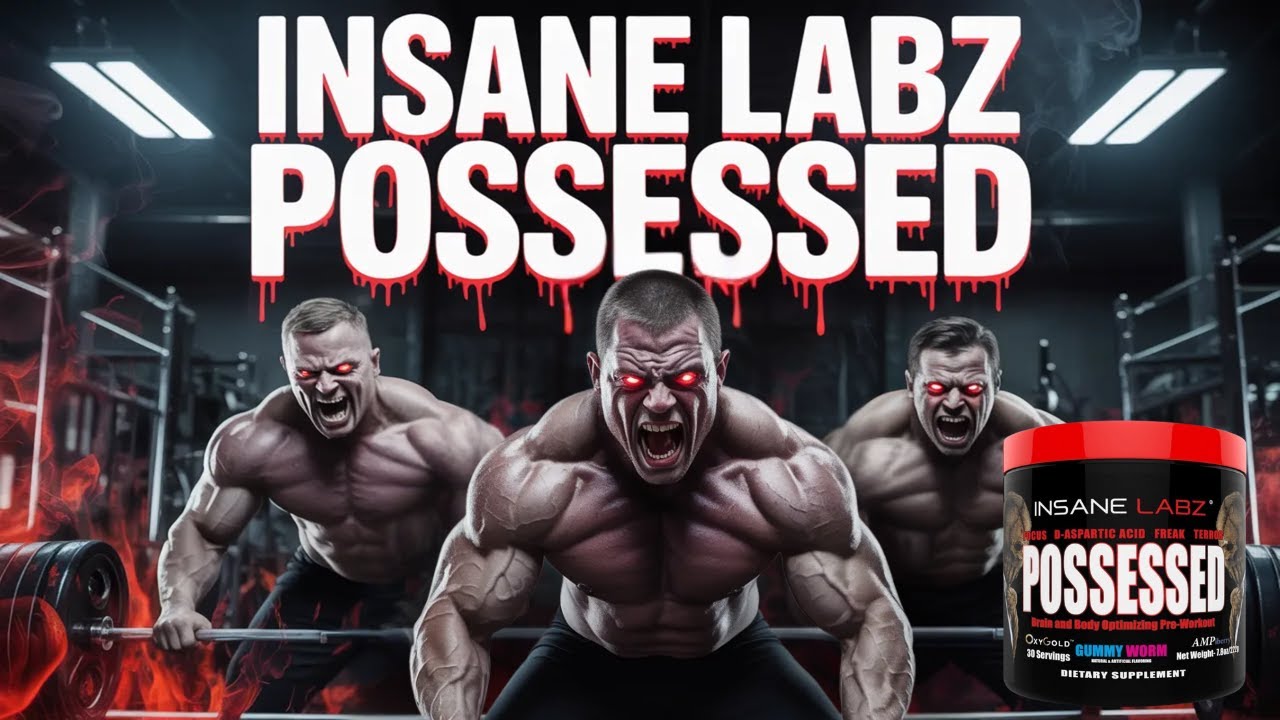 Insane Labz Possessed (Testosterone Boosting Pre Workout) - In Action | Nutrastop