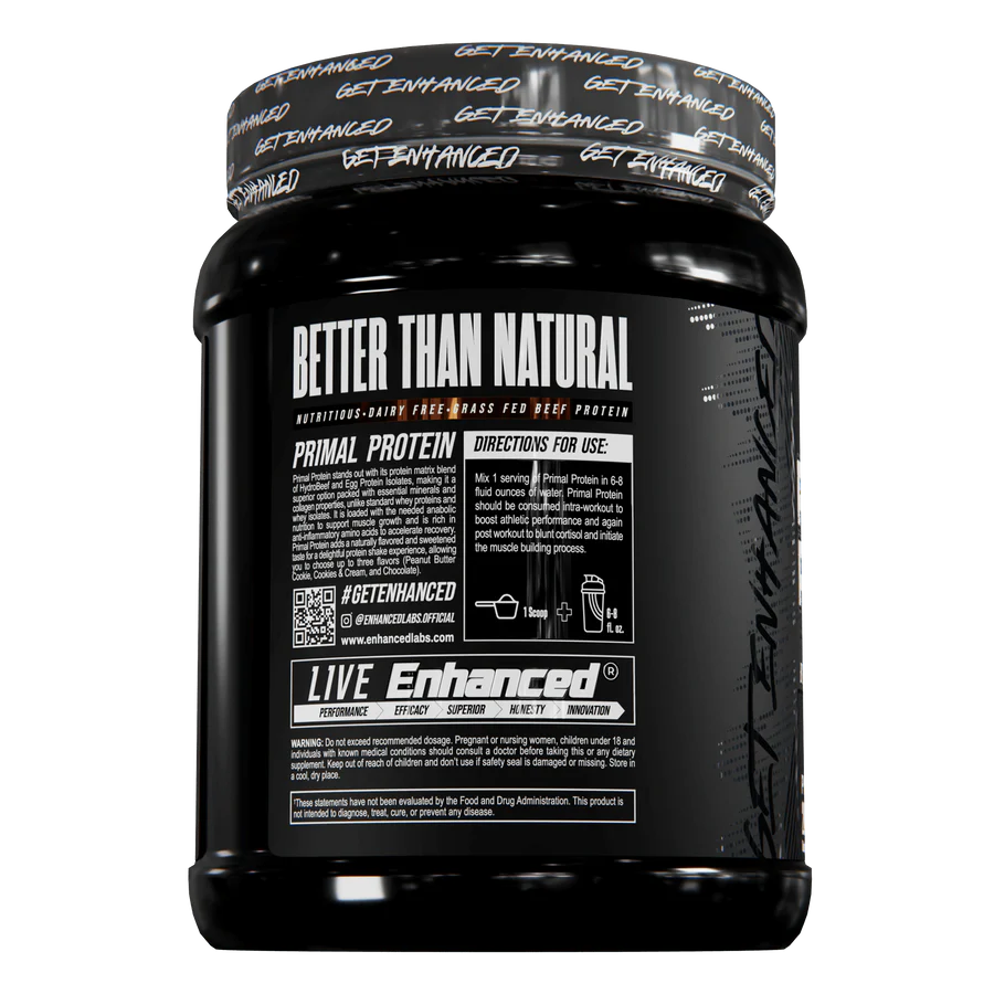 Enhanced | Primal Protein | Beef + Egg Protein