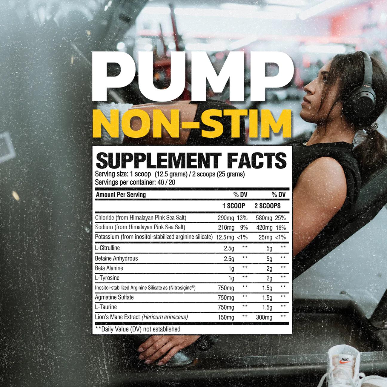 Raw Nutrition | Pump | Stim Free Pre