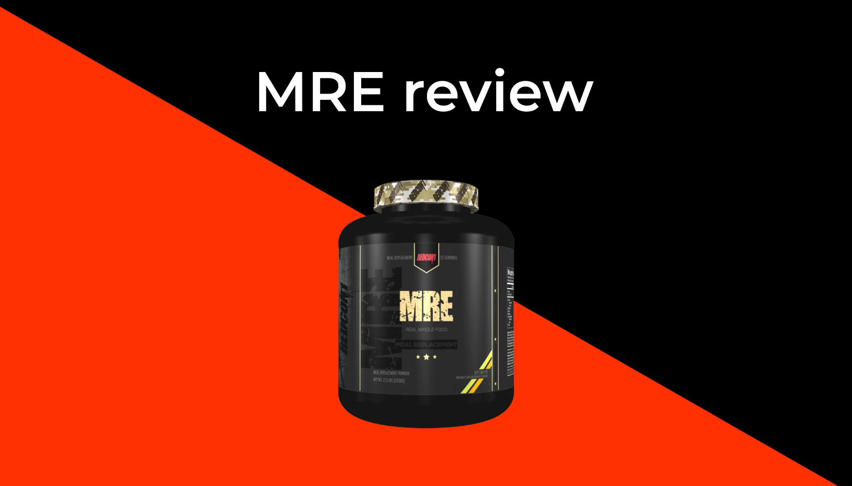 Redcon1 | MRE Meal Replacement - In Action | Nutrastop
