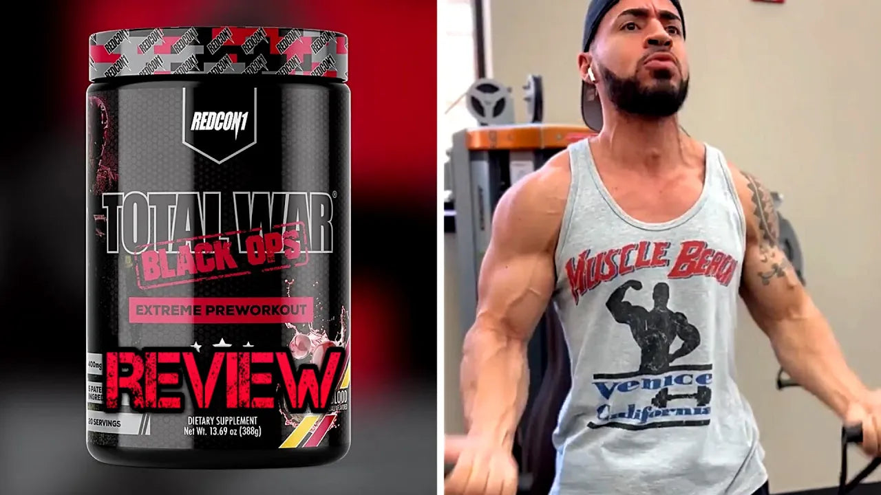Redcon1 | Total War Black Ops (Extreme Preworkout) - In Action | Nutrastop