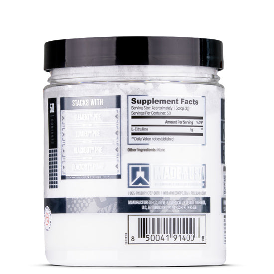 RYSE | L-Citrulline (150 grams) - In Action | Nutrastop