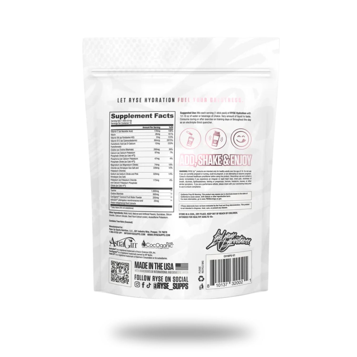 Ryse | Hydration Sticks