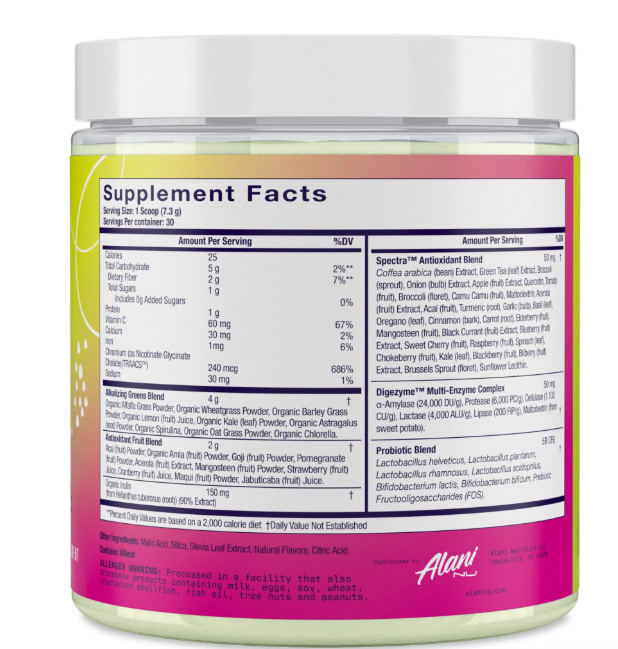 Alani Nu | Super Greens | 30 Servings - In Action | Nutrastop