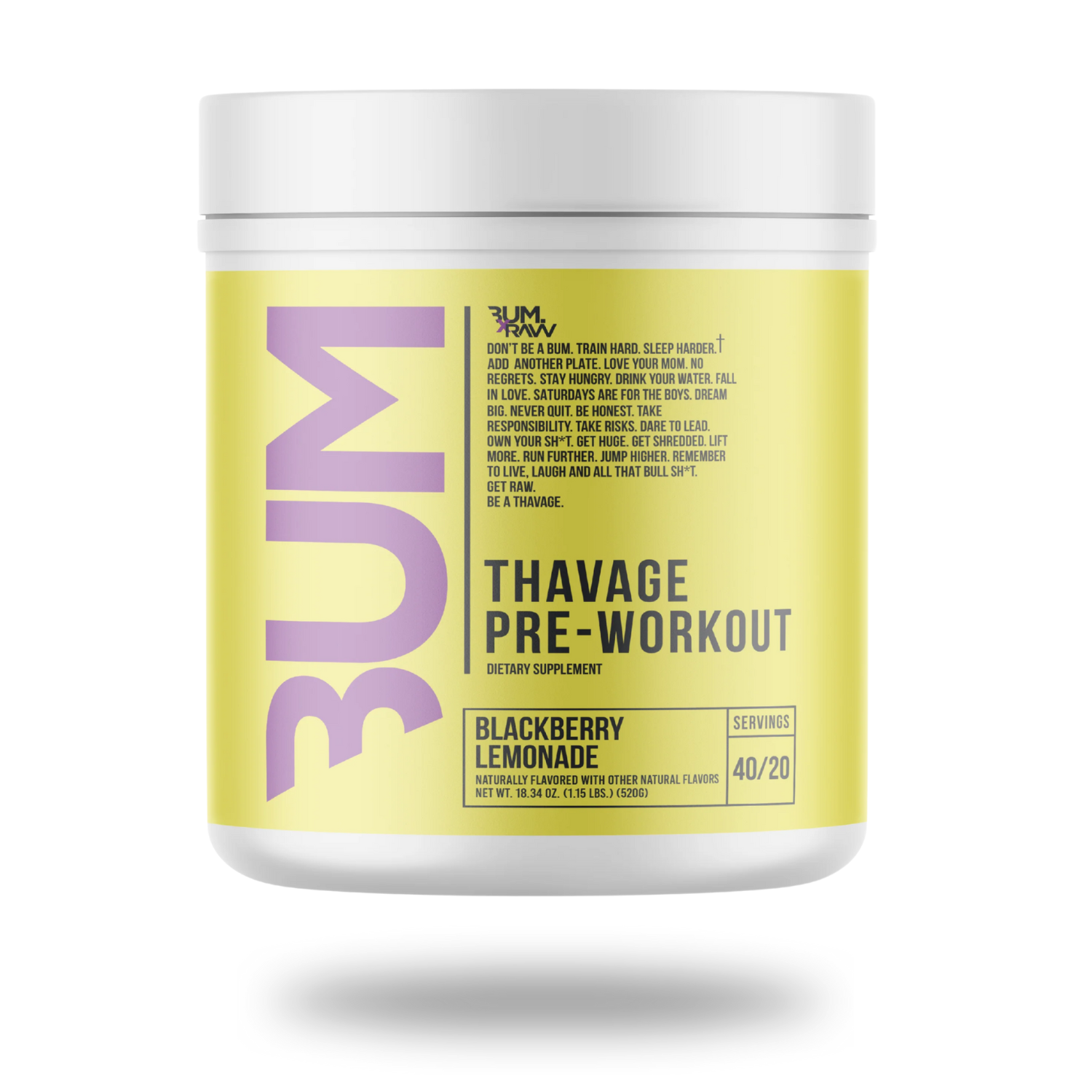 Raw Nutrition X Cbum | Bum Thavage | Pre-Workout