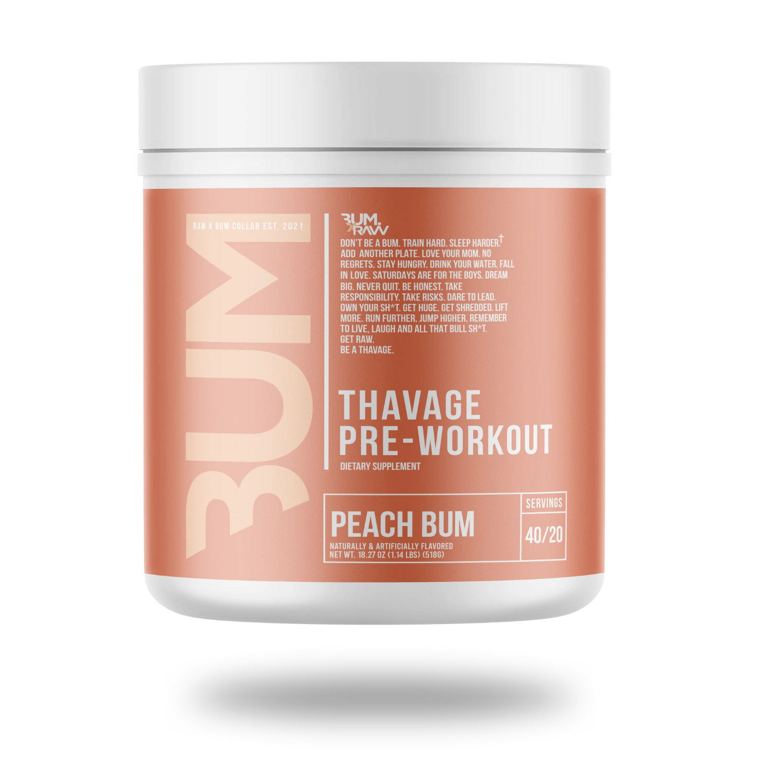 Raw Nutrition X Cbum | Bum Thavage | Pre-Workout