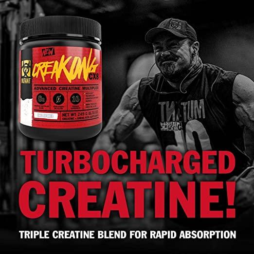 Mutant | CREAKONG CX8 | Advanced Creatine Multiplier | Creatine + Amino Acid