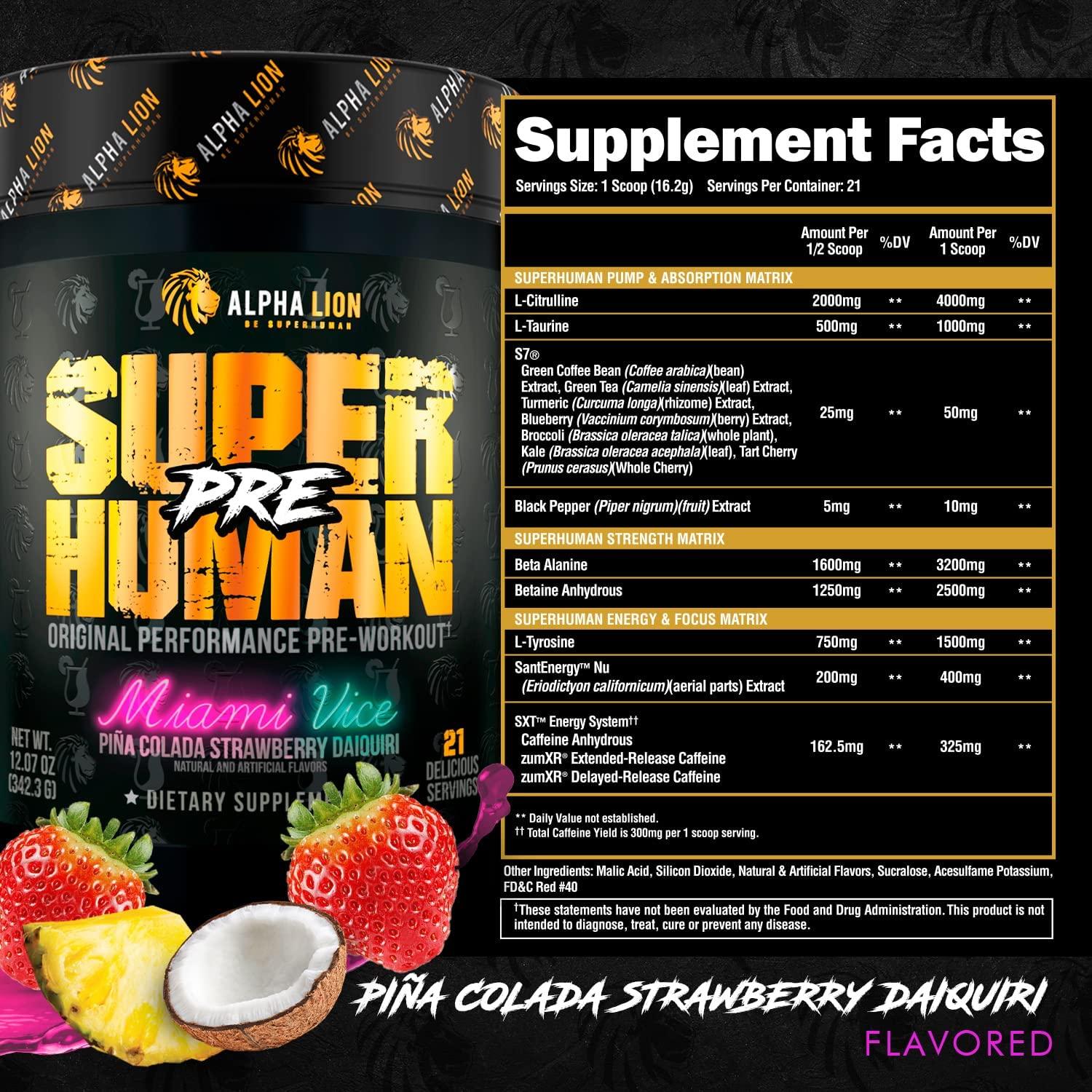 Alpha Lion | SuperHuman Pre Workout