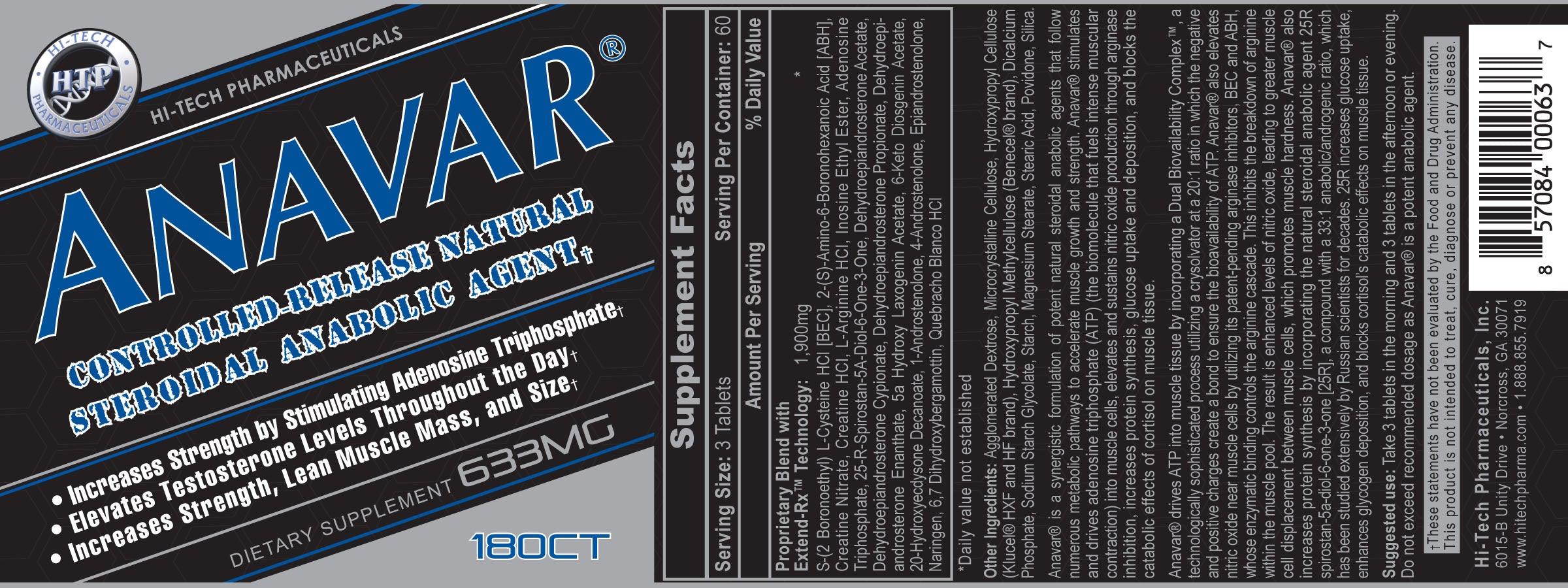 Hi-Tech | Anavar + Dianabol | Lean Muscle Recomposition Stack